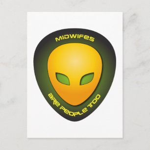 Mittlere Frauen sind zu Menschen Postkarte