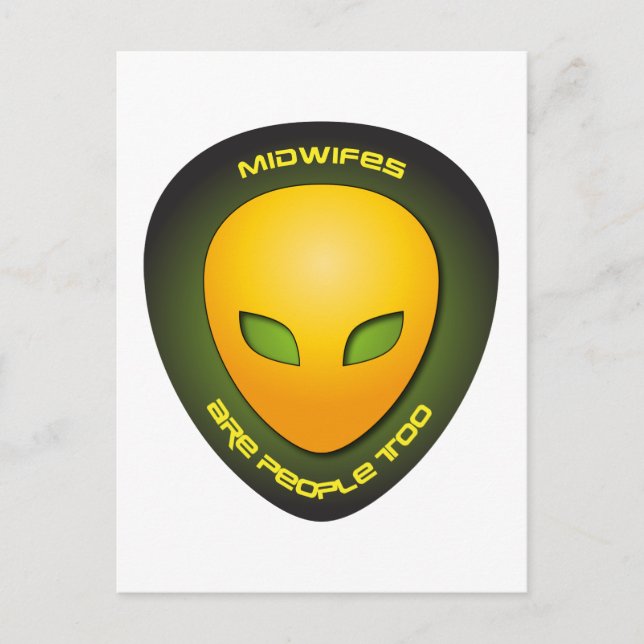 Mittlere Frauen sind zu Menschen Postkarte (Vorderseite)