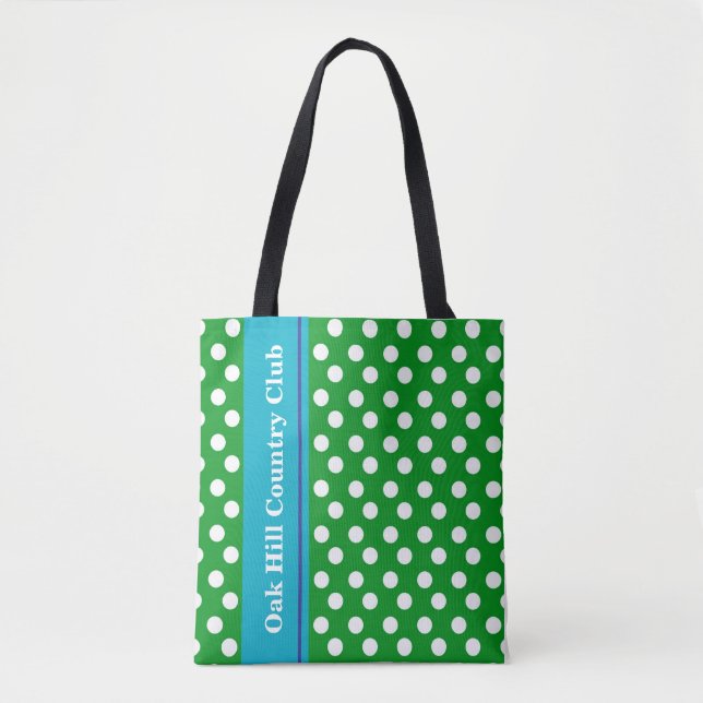 Mittlere Golf-Tasche - Personalisierte Club Name E Tasche (Vorderseite)