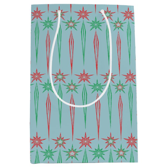 Mittlere Mod Icicles Mittlere Geschenktüte (Vorderseite)