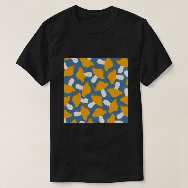 Mittlere Pilzstruktur T-Shirt (Design vorne)