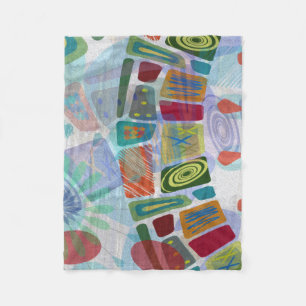 Mittlere Platten III Fleecedecke