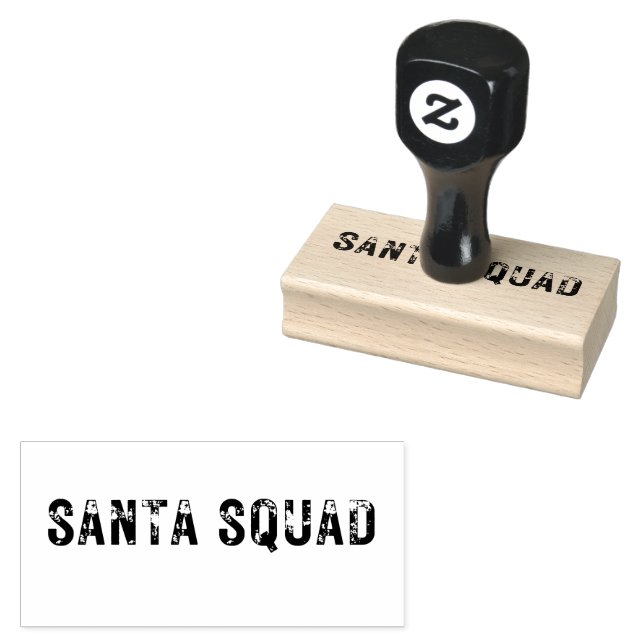 MITTLERE SANTA SQUAD Briefmarke Gummistempel (Stempel)