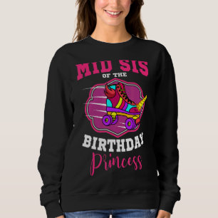 Mittlere Scheiben der Skate der Prinzessin-Roller- Sweatshirt