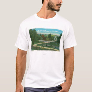Mittlere Schlucht-Ansicht von Saratoga T-Shirt