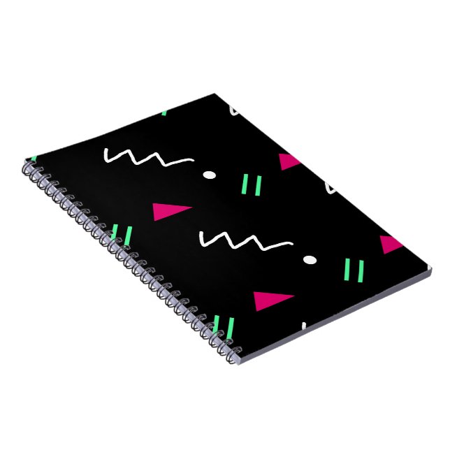 Mittlere Schule Geometrisches Notebook Notizblock (Rechte Seite)