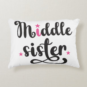 Mittlere Schwester, Niedliche Sterne Dekokissen