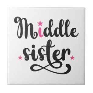 Mittlere Schwester, Niedliche Sterne Fliese