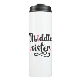 Mittlere Schwester, Niedliche Sterne Thermosbecher