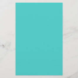 Mittlere türkisfarbene Farbe Briefpapier