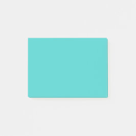 Mittlere türkisfarbene Farbe Post-it Klebezettel