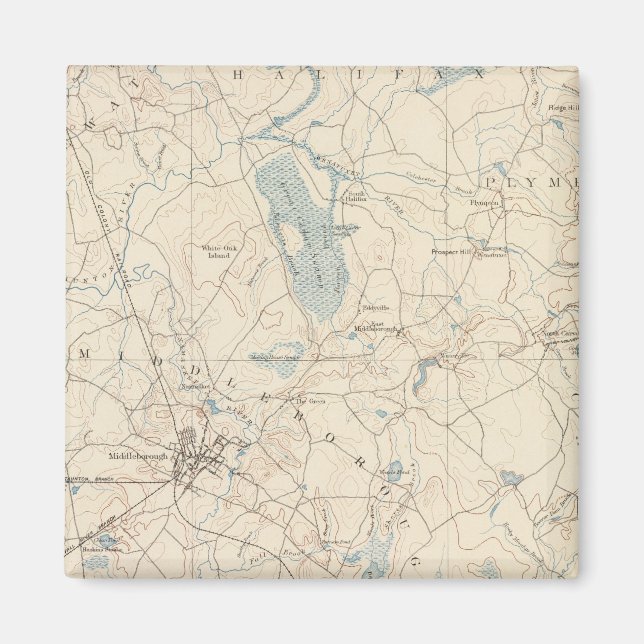 Mittlerer Bogen, Massachusetts Magnet (Vorne)