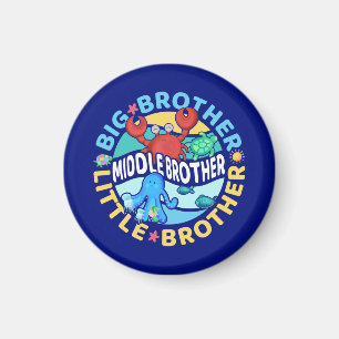 Mittlerer Bruder ist ein großer und ein kleiner Br Magnet