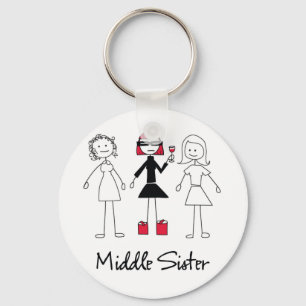 Mittlerer Schwester-Schlüsselanhänger Schlüsselanhänger