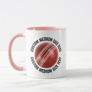 Mittlerer Text PINK Combo 11oz Kundenspezifisches Tasse