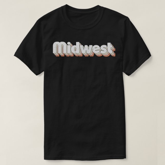 Mittlerer Westen 1 T-Shirt (Design vorne)