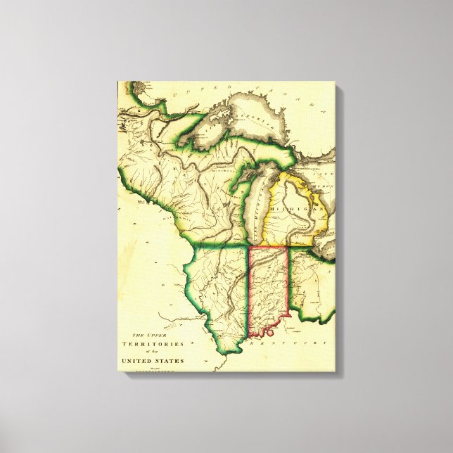 Mittlerer Westen in den Vereinigten StaatenPanoram Leinwanddruck (Vorderseite)