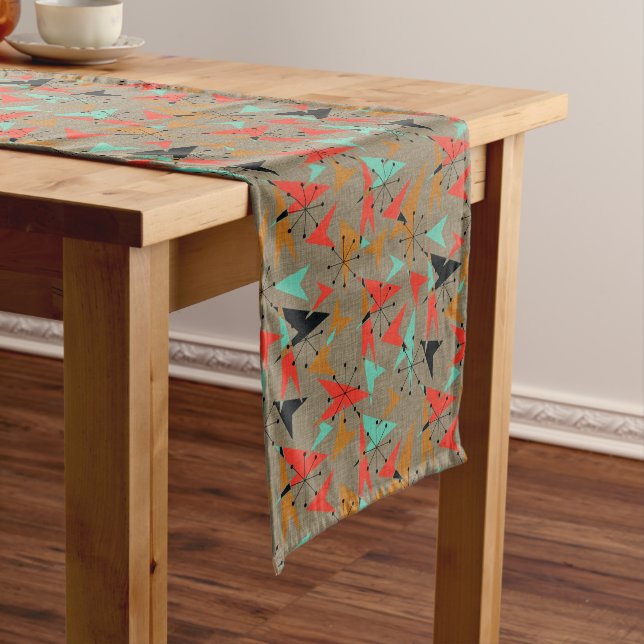 Mittleres, Atomisches Muster 14" X 72" Tischläufer (Beispiel)
