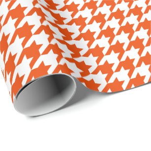 Mittleres helles orange und weißes geschenkpapier