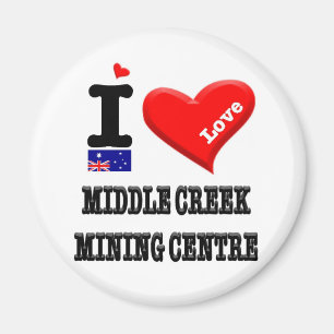 MITTLERES KREAK-MINENTRUM - I Liebe Magnet