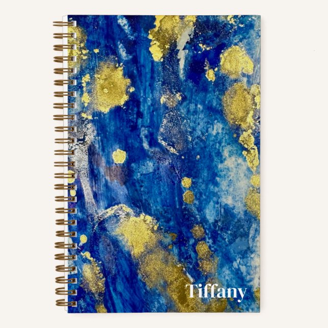 Mittleres Notebook 5,5" x 8,5" Notizbuch (Vorderseite)