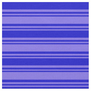 Mittleres Schiefer Blau und blaues Streifenmuster Stoff