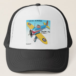 Mitts Flugzeug ohne Fenster Lustige Geschenke & T- Truckerkappe