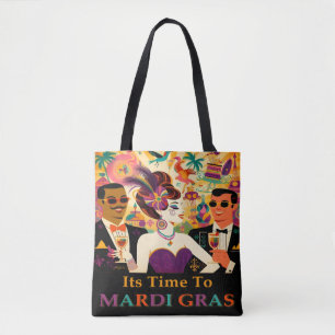 Mittsommer Mardi Gras Cocktailparty Tasche