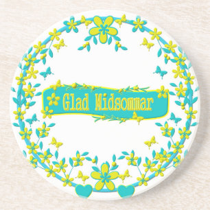 Mittsommer-Symbol Schweden Untersetzer