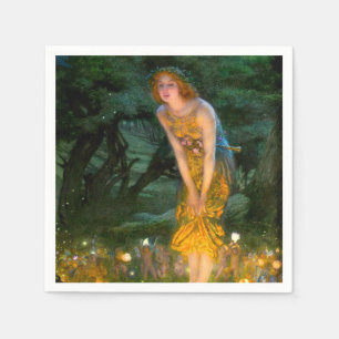 Mittsommerabend Edward Robert Hughes Serviette