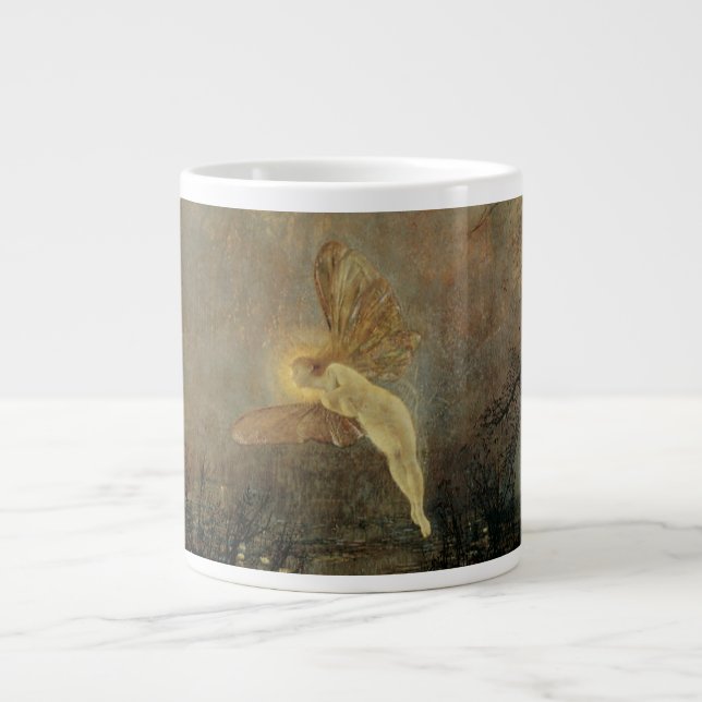 Mittsommernacht von Grimshaw, Vintage Viktorianisc Jumbo-Tasse (Vorderseite)