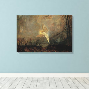 Mittsommernacht von Grimshaw, Vintage Viktorianisc Leinwanddruck