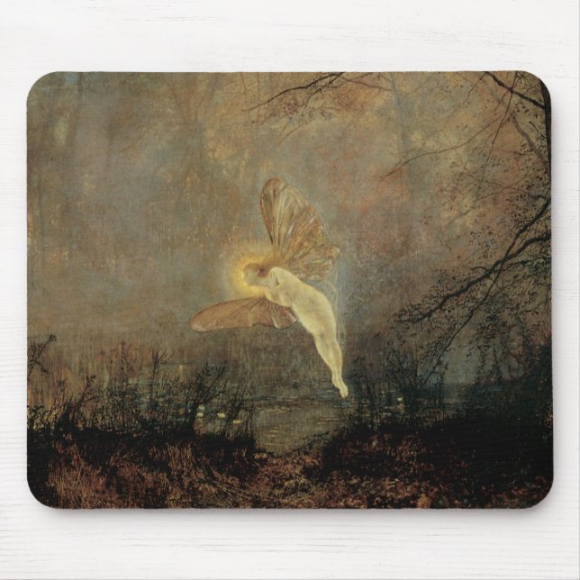 Mittsommernacht von Grimshaw, Vintage Viktorianisc Mousepad (Vorne)