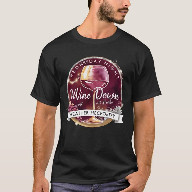 Mittwoch Abend Wein-Down-Junge T-Shirt (Vorderseite)