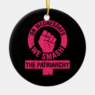 Mittwoch erschlagen wir die Rechte der Patriarchin Keramik Ornament