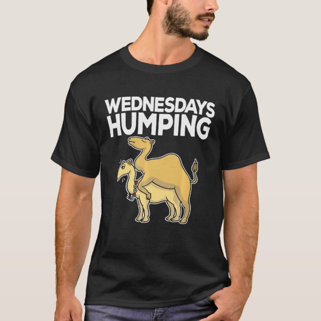 Mittwoch-Kamel-Büro-Witz-Meme T-Shirt (Vorderseite)