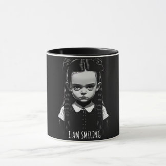 Mittwoch Stimmung Pilow - ich lächle Cushion Tasse