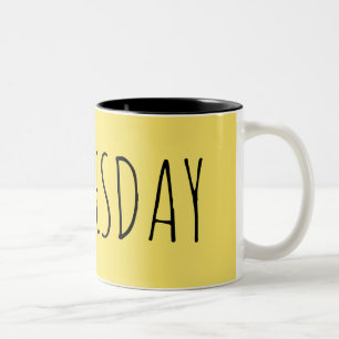 Mittwoch Zweifarbige Tasse