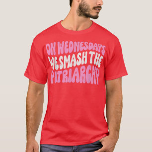 Mittwochs schlagen wir die Patriarchat Pink Femini T-Shirt