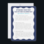 MITZVAH Service Information Fragen zum Rat blau Einladung<br><div class="desc">von kat massard >>> WWW.SIMPLYSWEETPAPERIE.COM << Eine praktische Einlage für Ihren BAR/BAT MITZVAH,  in der einige Fragen und Antworten beschrieben werden</div>