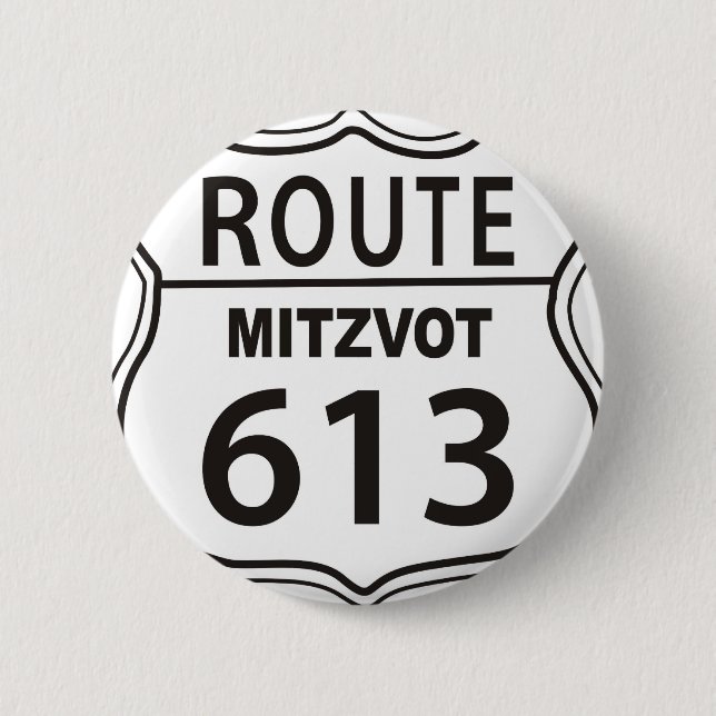 MITZVOT 613 BUTTON (Vorderseite)
