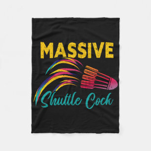 Mive Shuttle Funny Dminton 2 Fleecedecke