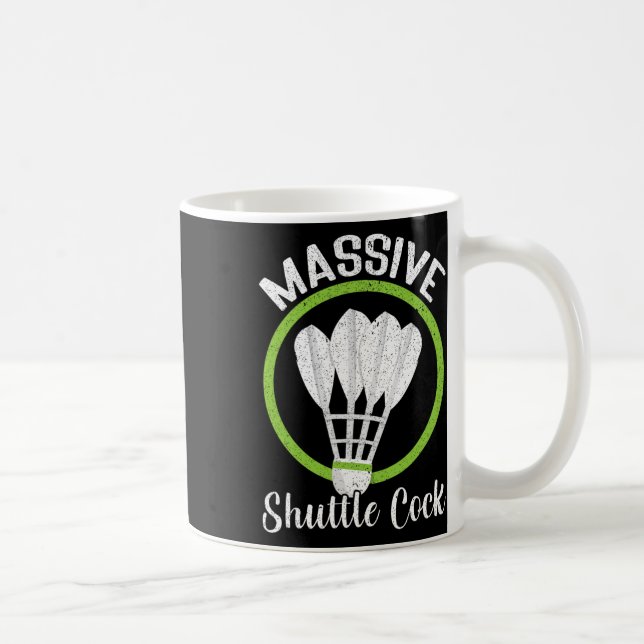Mive Shuttle Funny Dminton Kaffeetasse (Rechts)
