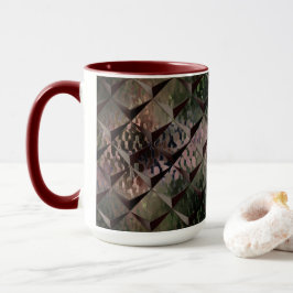 Mix 3D Quadrate mit Hammerglas mit Hintergrund T Tasse