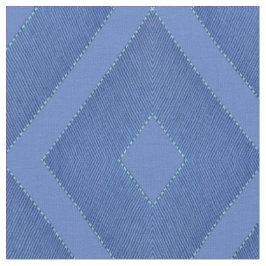 Mix-Blues- und tektionierte Diamantenmuster Stoff