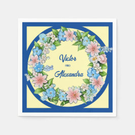 Mix Color Floral Serviette
