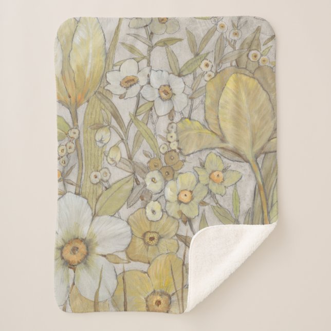 Mix Floral Sherpadecke (Vorderseite)