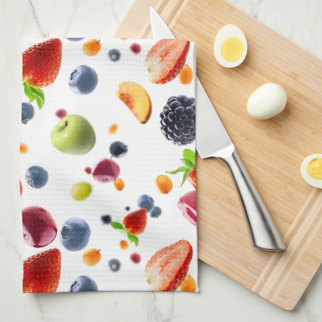 Mix Fruits Geschirrtuch (Viertel Falte)