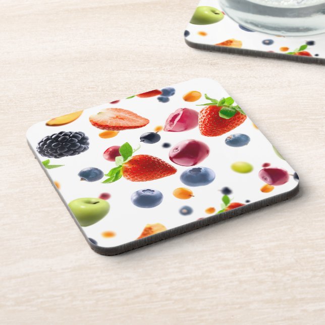 Mix Fruits Getränkeuntersetzer (Linke Seite)