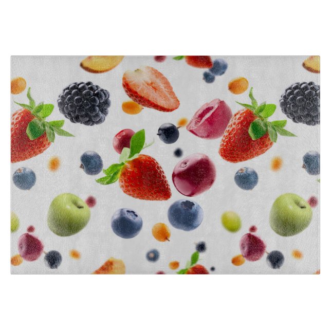 Mix Fruits Schneidebrett (Vorderseite)